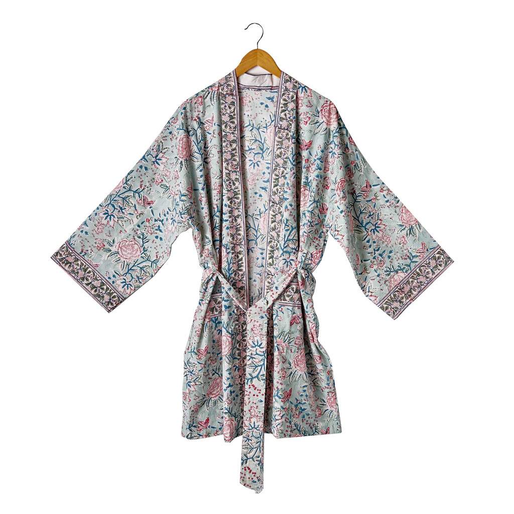 Block Print Robe GlobeIn