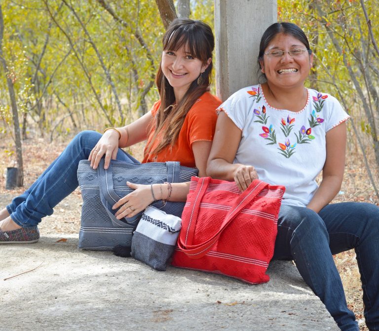 Pamela with Marina in Mexico