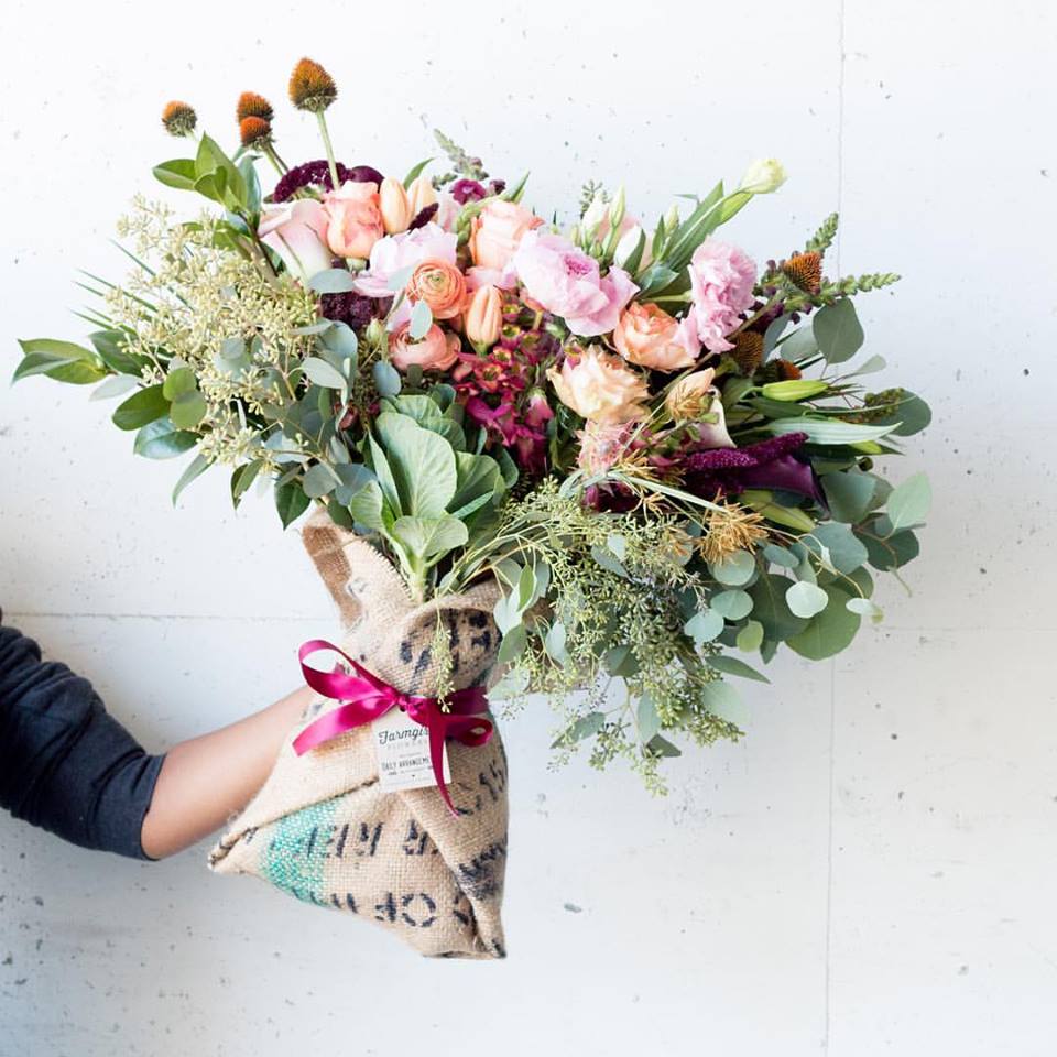 farm girl flowers ethical bouquet